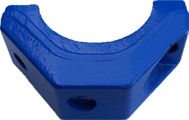 Halbflansch / Klemme für optimierte Schüttelplatte / Schnellentriegelung für BRAUD / NEW HOLLAND Traubenvollernter 48086021 _1